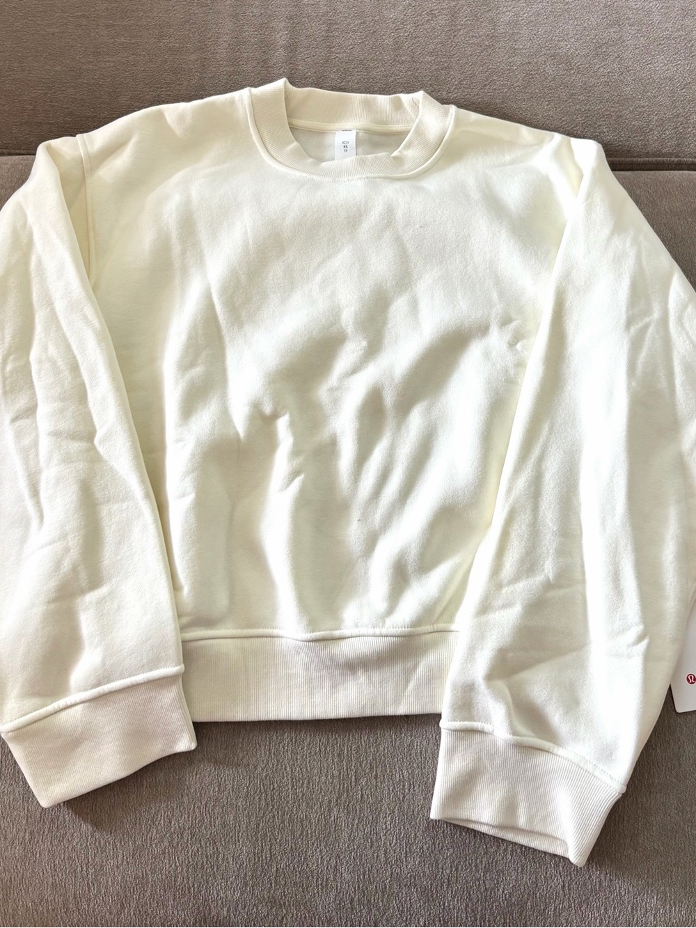 lululemon athletica Crewneck Sweater — Off-White/Cream